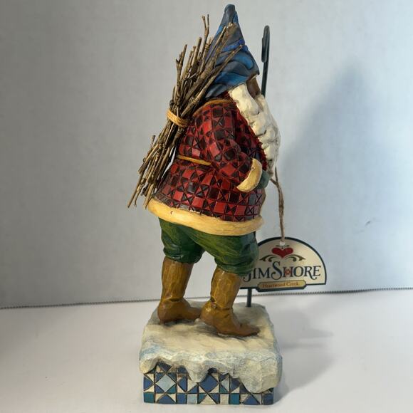 Jim Shore Heartwood Creek Christmas Traveler Santa Figurine 2006 #4008107 - Picture 4 of 9